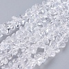 Transparent Glass Beads Strands EGLA-J146-6mm-NB01-1