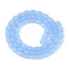 Imitation Jade Glass Beads Strands GLAA-T028-14J-04-2