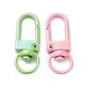 Spray Painted Alloy Swivel Clasps X-PALLOY-H131-11-2