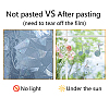 Waterproof PVC Colored Laser Stained Window Film Adhesive Stickers DIY-WH0256-084-8