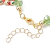 Christmas Alloy Enamel Charm Bracelets BJEW-JB12077-01-4