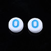 White Opaque Acrylic Beads MACR-T038-18-0-3