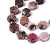 Natural Rhodonite Beads Strands G-P534-A16-01-3