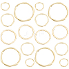 SUNNYCLUE 32Pcs 4 Style Alloy Linking Rings FIND-SC0002-39-1