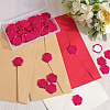 CRASPIRE 50Pcs 2 Styles Adhesive Wax Seal Stickers DIY-CP0010-26B-2