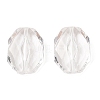 Faceted Hexagon Transparent Acrylic Beads TACR-R126-A01-2