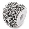 304 Stainless Steel Textured Ring Link Chains CHS-K023-11B-P-2