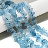 Natural Aquamarine Chip Beads Strands G-E271-96-4