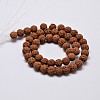 Natural Lava Rock Round Bead Strands X-G-I124-8mm-02-3