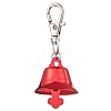 Iron Bell Pendant Decoration HJEW-JM02491-01-1