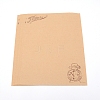 Kraft Paper Letter Paper DIY-WH0204-56-2