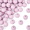 50Pcs Food Grade Eco-Friendly Silicone Beads SIL-TA0002-89F-2
