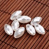 Faceted Rice Imitation Pearl Acrylic Beads OACR-L004-3052-1