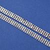 Brass Rhinestone Strass Chains CHC-WH0013-02S-1
