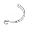 Non-Tarnish 304 Stainless Steel Hook and S-Hook Clasps STAS-U006-01A-P-2