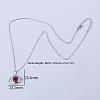 Stylish Evil Eye Brass Pendant Necklaces for Women LC9336-3