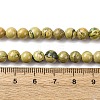 Natural Verdite Stone Beads Strands G-C242-03-6mm-5