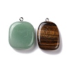 Natural & Synthetic Mixed Gemstone Pendants G-M395-04-2