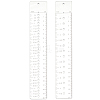 2Pcs 2 Styles Acrylic Rulers AJEW-WH0270-327-1