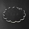 Transparent Acrylic Blank Pendants LS-TACR-Z003-01C-4