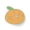 Cute Orange Enamel Pins JEWB-S041-01Q-G-1