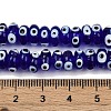 Handmade Evil Eye Lampwork Beads Strands LAMP-A007-02B-01-4
