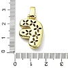 Brass Micro Pave Clear Cubic Zirconia Pendants KK-M279-01G-F-3