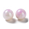 Two Tone Opaque Acrylic Beads SACR-P024-01B-W12-2