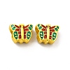 Rack Plating Alloy Enamel European Beads FIND-I034-10MG-2