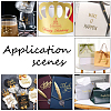 60 Sheets 3 Colors A4 Hot Foil Stamping Paper DIY-FH0003-94-5