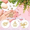 10Pcs 10 Styles Brass Pendants KK-YW0004-40-3