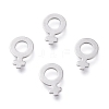 Tarnish Resistant Smooth 304 Stainless Steel Charms STAS-M281-03P-1