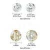 120Pcs 6 Styles Mixed Styles Acrylic Beads MACR-YW0003-03-3