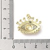 Brass Micro Pave Cubic Zirconia Pendants KK-E092-09G-05-3