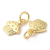 Eco-Friendly Rack Plating Brass Charms KK-R143-10G-2