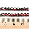 Electroplate Transparent Glass Beads EGLA-B013-02A-PL09-4