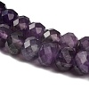 Natural Amethyst Beads Strands G-G278-A01-4x6mm-4
