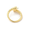 Brass Open Cuff Ring Settings KK-G518-10G-05-3