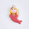 (Holiday Stock-Up Sale)Handmade Polymer Clay Pendants CLAY-S093-01F-1