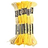 6Bundles 6 Colors Polyester Embroidery Floss OCOR-YW0001-24G-1