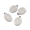 Non-Tarnish 201 Stainless Steel Pendants STAS-C057-21P-4