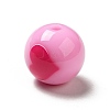 Two Tone Opaque Acrylic Beads SACR-K003-03C-2
