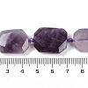 Natural Flower Amethyst Beads Strands G-B125-P07-01-4