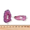 Dyed Natural Druzy Agate links G-R012-05S-04-3