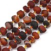 Natural Banded Agate Beads Strands GG-T001-06-2