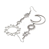 Non-Tarnish 304 Stainless Steel Dangle Earrings EJEW-P271-06P-2