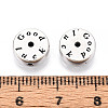 Tibetan Style Alloy Beads TIBE-N013-14AS-3