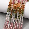 Gradient Color Natural Multicolor Tourmaline Beads Strands G-D110-A02-02-3