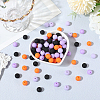 Rubberized Style Imitated Silicone Acrylic Beads MACR-PA0001-06C-04-3