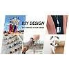 DIY Beaded Keychain Bracelet Making Kit DIY-TA0004-23-73